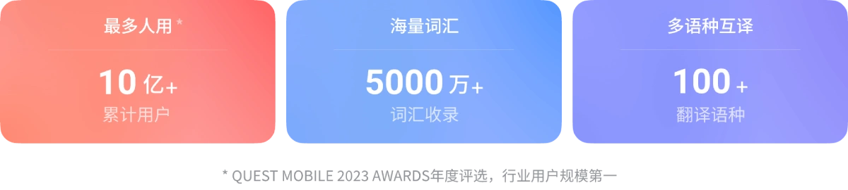 有道翻译下载安装后的应用界面